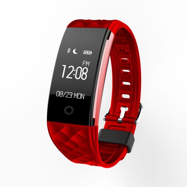 S2 بلوتوث الذكية الفرقة معصمه القلب رصد معدل IP67 سوار Smartband للماء لالروبوت الهاتف IOS