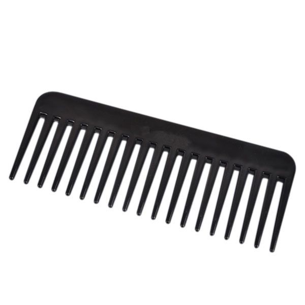 Wholesale- 1 pc 19 dentes pente resistente ao calor Grande largo detandedando cabeleireiro dente preto novo cabelo ferramentas salão