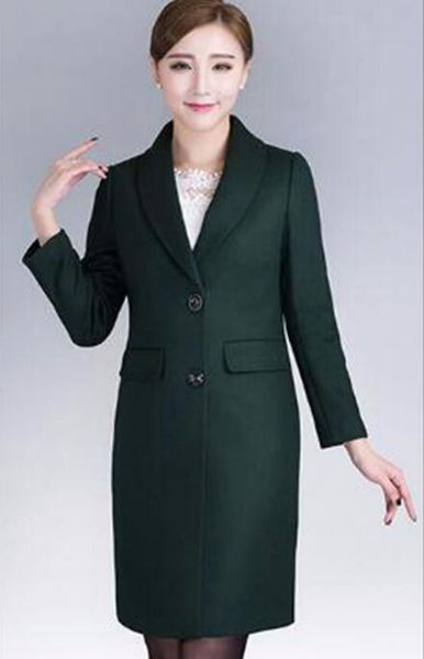 

women temperament of the spring and autumn period and the han edition fashion two grain of buckle cloth trench coat / m-4xl, Black