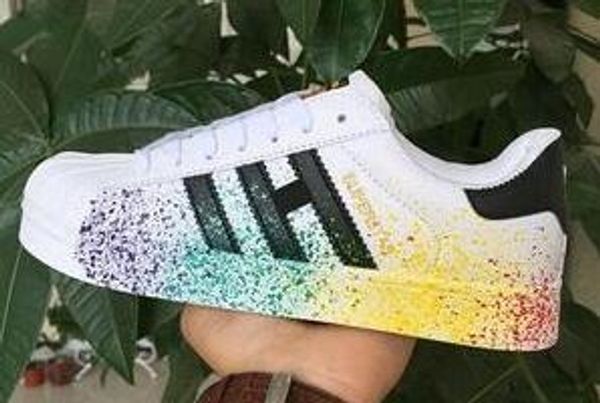 

весна и осень мода Мужчины Женщины оригинальный суперзвезда супер Смит обувь зол