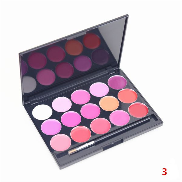 

15colors matte lipstick lip gloss makeup palette to mouth diy tools lip stick dhl ing