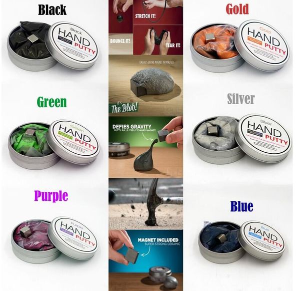 

magnetic rubber mud hand gum silly putty magnet clay magnetic plasticine novelty reduce pressure anti-stress toys