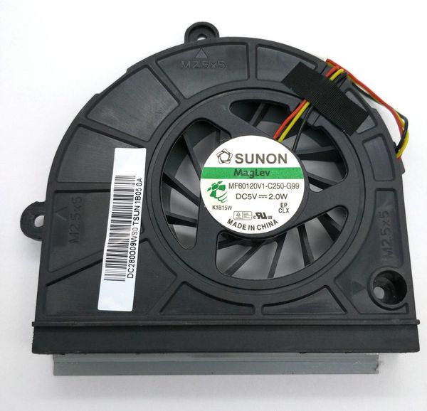 Nuova ventola di raffreddamento per laptop originale Sunon MF60120V1-C250-G99 DC 5V 2.0W