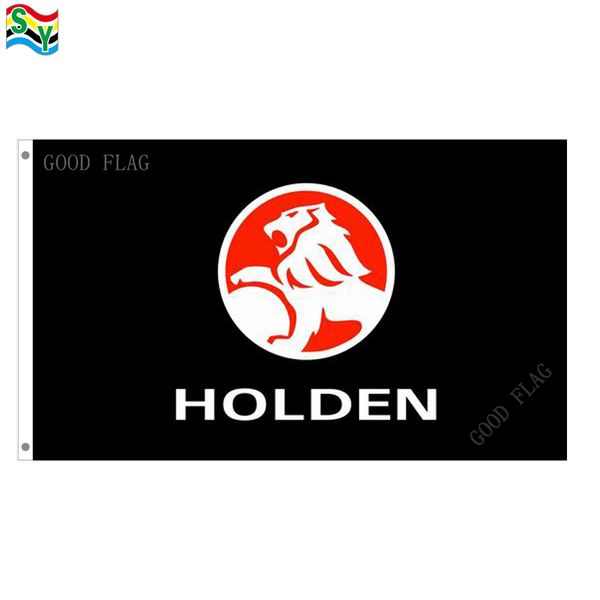 

GoodFlag Бесплатная доставка черный holden флаг баннер 3X5 футов 90*150 см полиэстер открыты