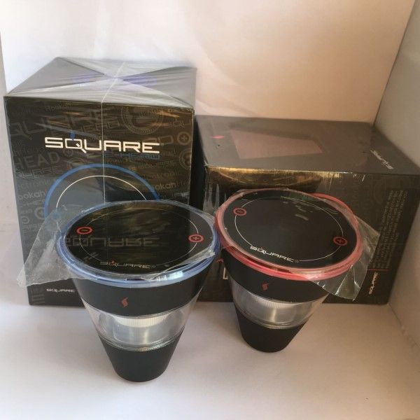 

square e head e hose vape 2400mAh Battery with 8ML Tank dry ecig mini e shisha square cartridge refillable hookah disposable hookah