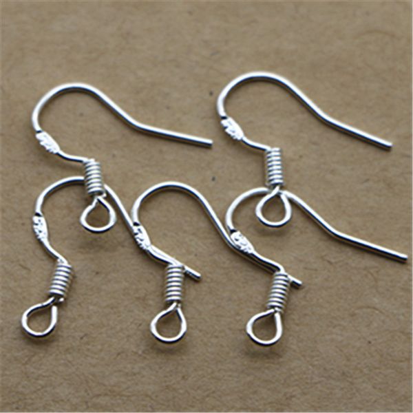 

2017 Sterling 925 Серебряный серьги ювелирных изделий DIY рыбы крюк серьги подходят