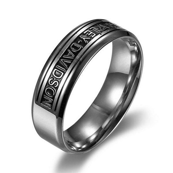 

361 tainle teel ring motorcycle erie high poli hed harley logo men ring