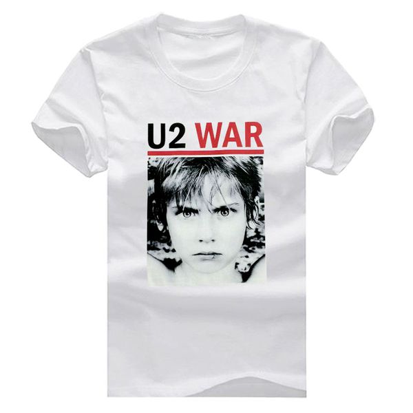 

U2 War New Fashion Men's T-shirts Short Sleeve Tshirt Cotton t shirts Man Clothing Free Shipping