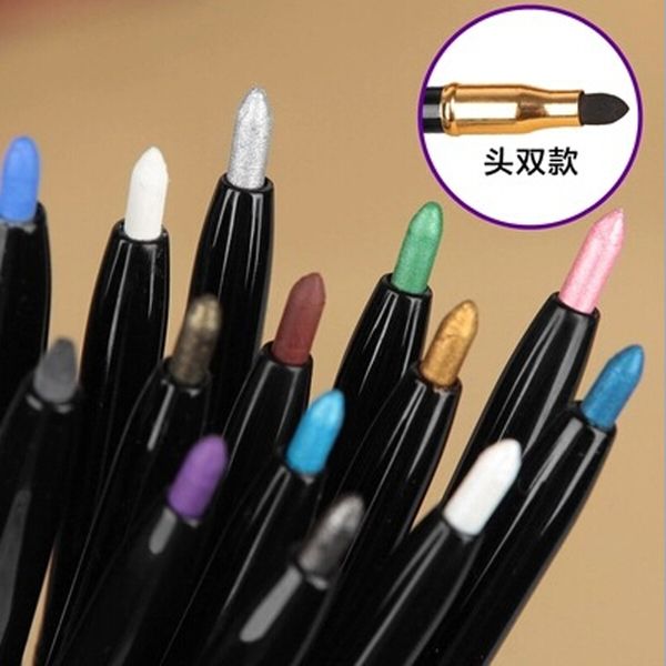 

wholesale-2016 1pcs new magic 14 colors cosmetics tools makeup pen waterproof eyeshadow eye liner lip eyeliner pencil nxh01311