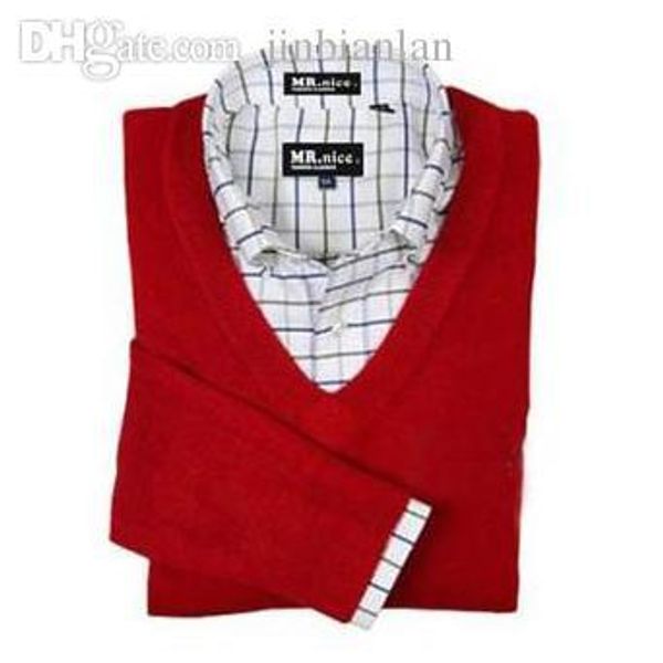 

Популярный бренд Оптовая-2018 зимний свитер мужчин V-образным вырезом повседневная