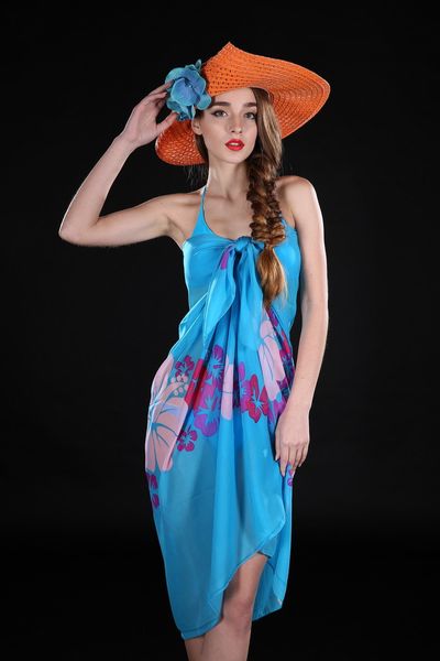 

summer women chiffon beach sarongs scarves colorful beach shawl cover up women' wrap for swimsuit cover up swimwear, Blue;gray