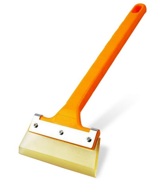 

small car home snow shovle winter gift company customization yellow long handle abs durable multi functions snow cleanup tool quality