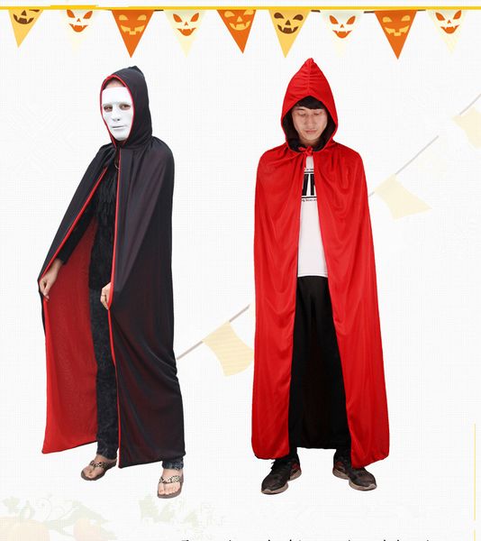

праздничный хеллоуин поставляет взрослый плащ танцевальные костюмы черный плащ