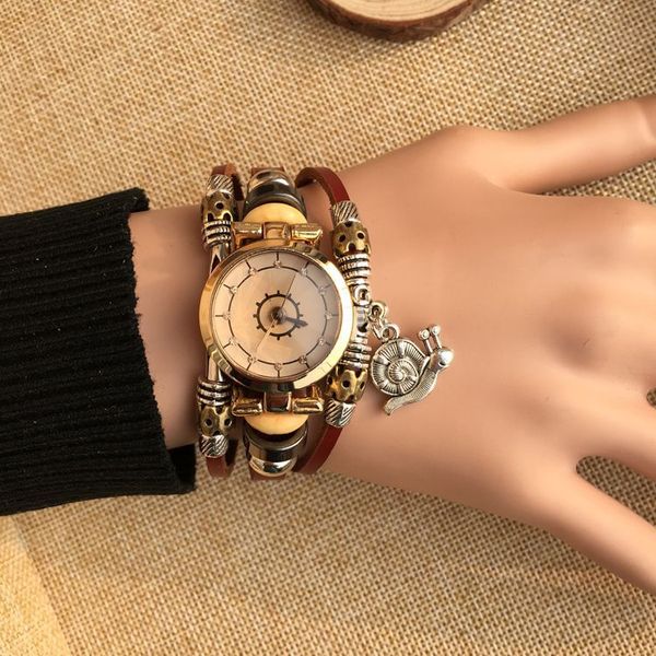 

new arrival ladies dress watches fashion leather retro student bracelet watches casual women's watches quartz diamond wristwatch, Slivery;brown