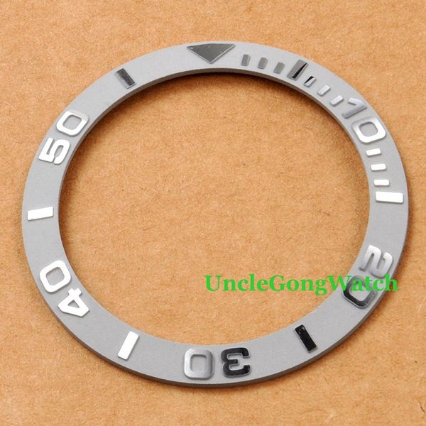 

wholesale- watch parts, corgeut 38mm grey ceramical bezel fit for 40mm sub automatic watches , timepiece insert for diy clocks bzsub38gy