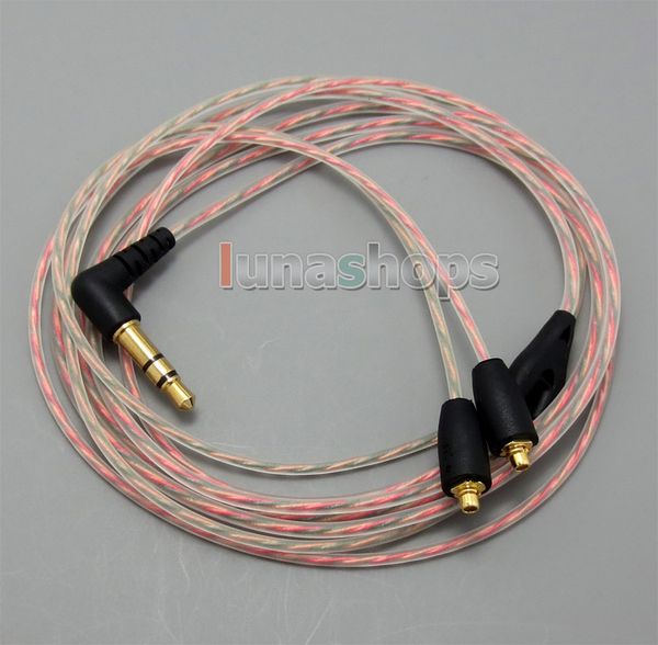 

5n ofc soft skin earphone cable for shure se535 se846 ultimate ue900 earphone