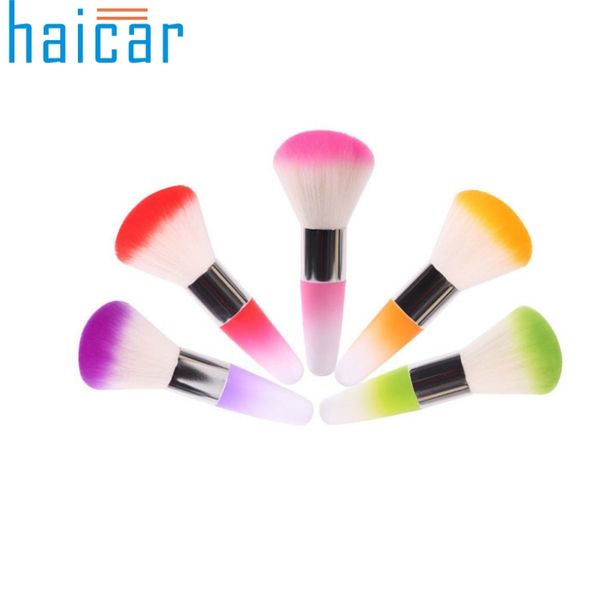 

wholesale- deal haicar soft nail art dust brush manicure tool nail brush beauty cosmetic brush 1pcs, Yellow