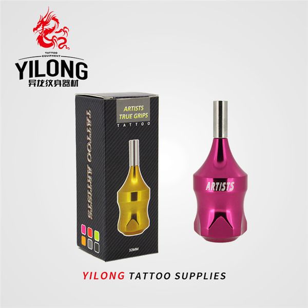 

1pcs 30mm auminuim tattoo cartridge grip tube with needle bar 5 color ing