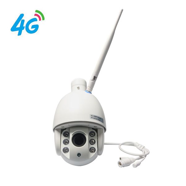 

4g mobile speed dome 1080p ip camera with dual video stream via 4g fdd lte network app & 4x optical zoom & waterproof ip66