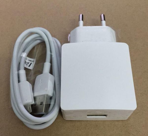 

Original quality eu wall charger for huawei a cend p6 p7 p8 honor 3c 3x 6 plu mate 7 5v 2a u b travel adapter micro u b data cable