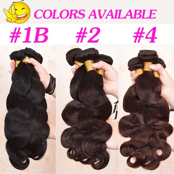 

8a brazilian virgin human body wave hair extensions 8-30 inch 100grams/piece body wavy hair natural black brown hair weave