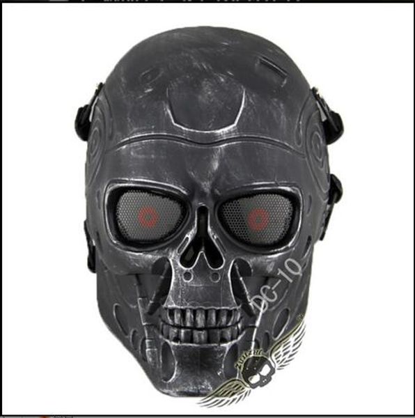 

grade resin skull masks camouflage tactical mask outdoor military wargame paintball airsoft tactical jungle cs full face mask