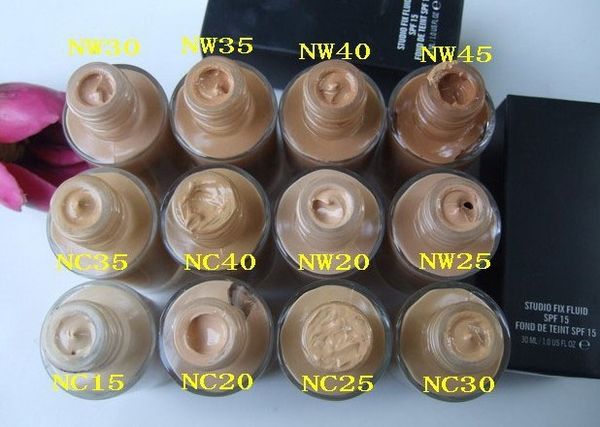 

Высокое качество горячая новая студия макияжа FIX SPF 15 жидкая основа 30 мл