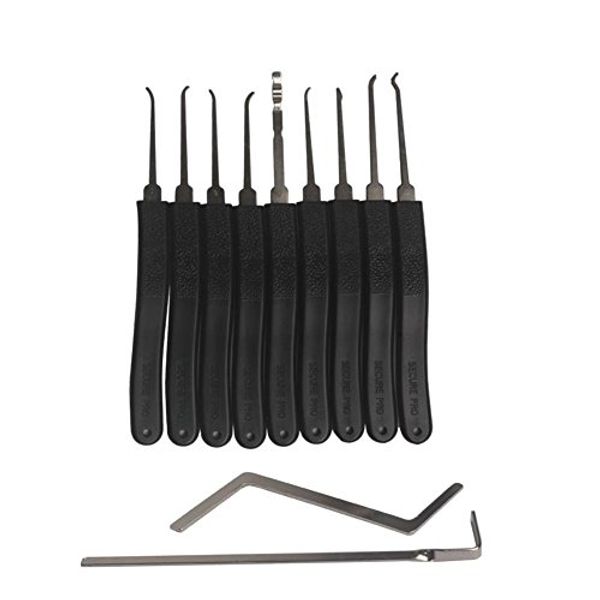 New Klom 9 In 1 Lock Unlock Kit Different Picks Locksmith Tool