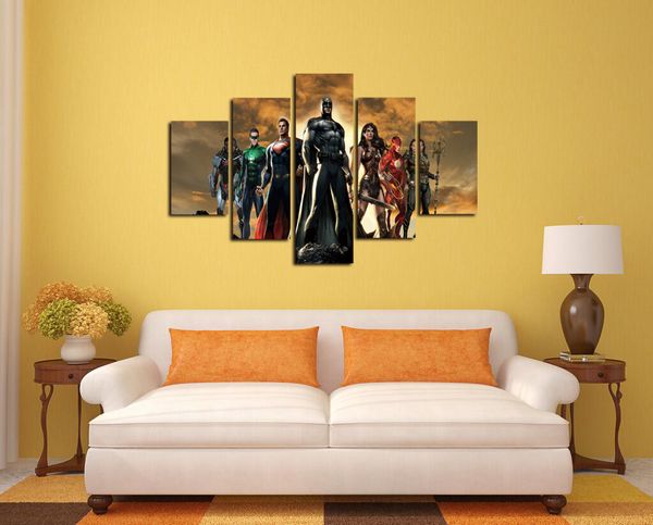 2019 No Frame Justice League Superhero Poster Living Room