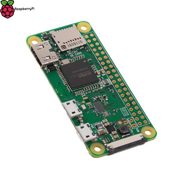 Freeshipping Ultimo Raspberry Pi Zero W Wireless Pi 0 con WIFI e Bluetooth CPU da 1 GHz 512 MB di RAM OS Linux Uscita video 1080P HD