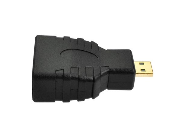 

hdtv female to micro hdtv type d male adapter f/m converter connector hd tv camera 1000ps/lot