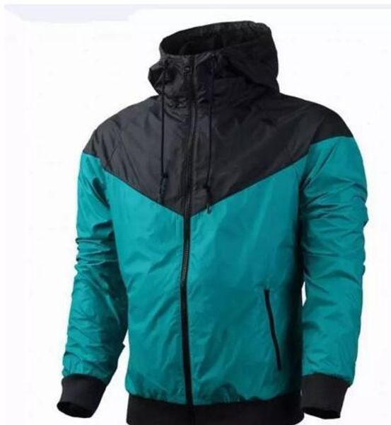

fall thin windrunner men women jacket waterproof fabric men sports sportswear fashion zipper hoodie, Black;brown