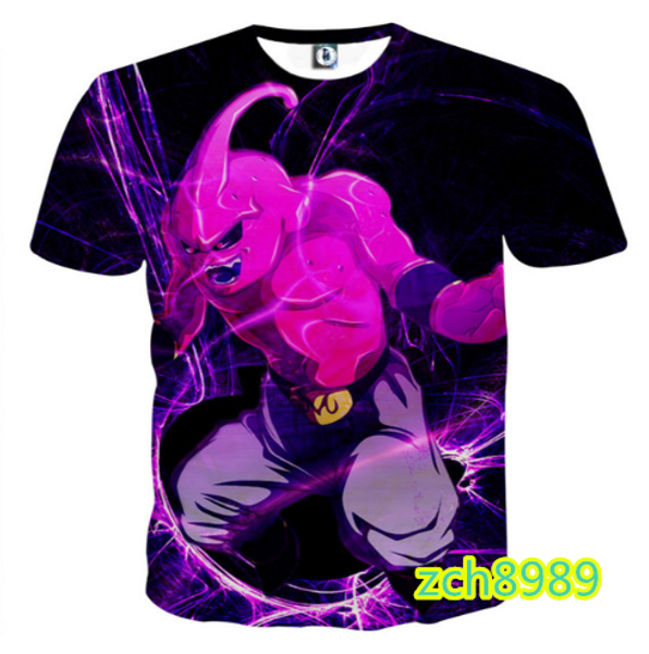 

fashion mens/womens dbz dragon balls t-shirt summer style funny 3d print casual t-shirt s---5xl aa436, White;black