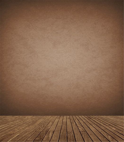Сплошной коричневый цвет стены деревянный пол фон планка новорожденного ребенка душевая кабина фоны дети ребенок студия фон для фотосессии