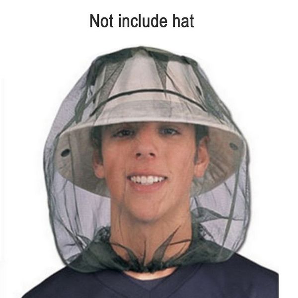 

Mosquito Head Net Shellvcase Bee Head Mask Cap Sleeve Hat Net Protection With Neck Mesh Face Protection Outdoor Fishing Equipment B121Q