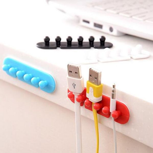 

wire cord cable holder drop clip wire organizer line fixer divider ties
