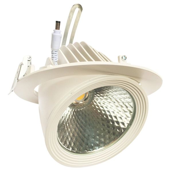 

dimmable led downlights 30w ceiling recessed down light adjustable rotatable led trunk light gimbal gimble direction led spot lighting