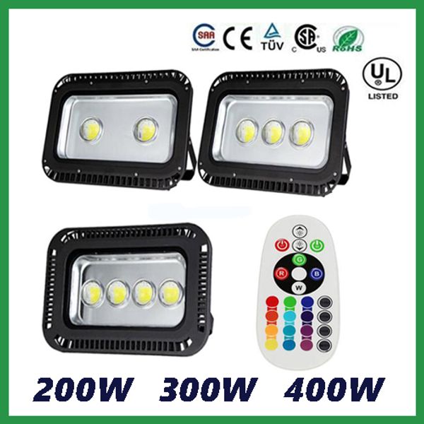 DHL LIBERA AC85-265V 200W 300W 400W Proiettore a LED per Esterni RGB LED Lampada della luce di Inondazione impermeabile LED Lampada della luce del Tunnel strada lapms