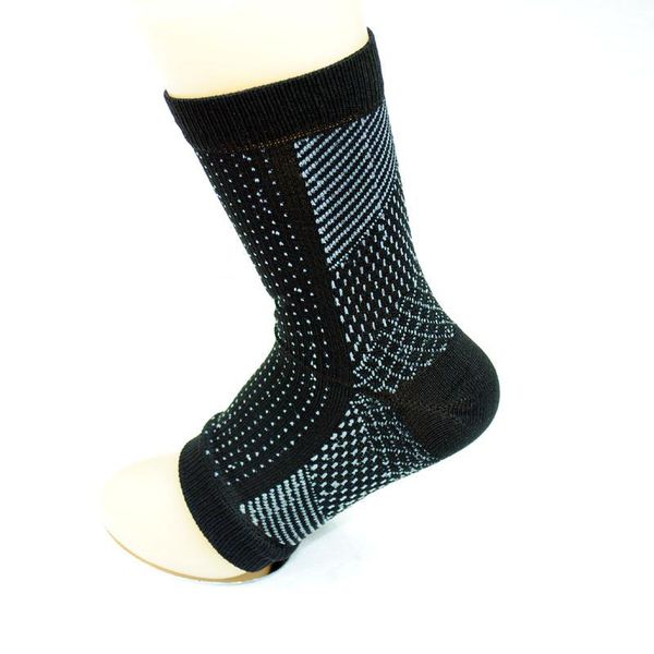 

wholesale- 2016 newv size s 1pc foot ankle compression socks anti fatigue varicose feet sleeve, Black;white