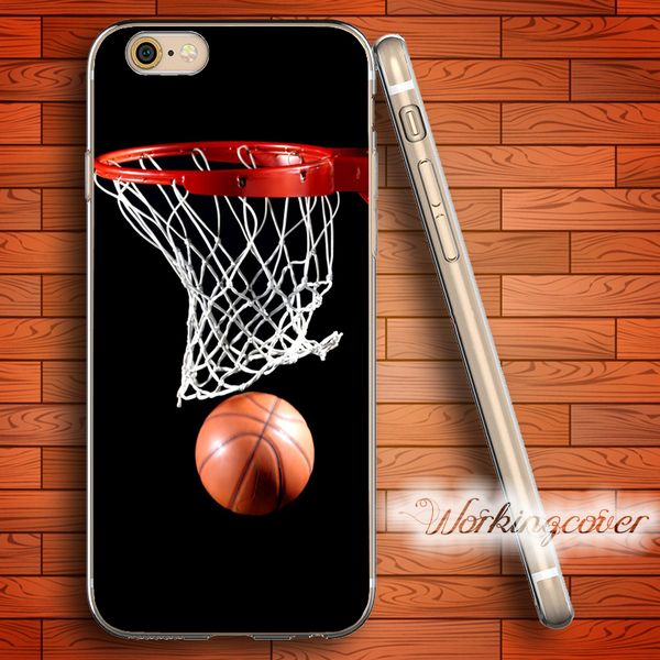 

coque luxury basketball soft clear tpu case for iphone 7 6 6s plus 5s se 5 5c 4s 4 case silicone cover