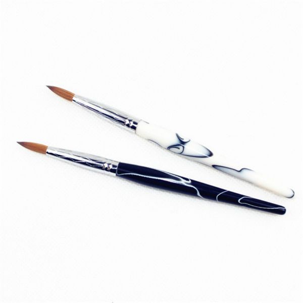 

new size 18 nail brush 100% kolinsky acrylic nail brush factory direct, Yellow