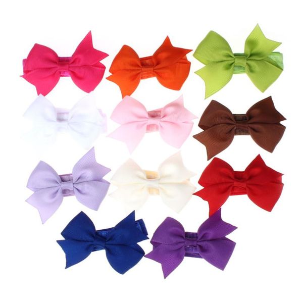 

wholesale- newly design 10pcs new born baby elastic headbands big bow pgraphy hair accessories oct12 drop shipping, Slivery;white