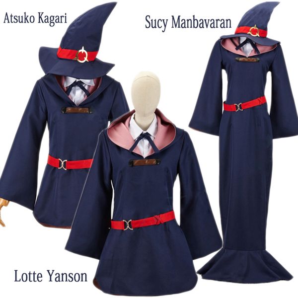 Little Witch Academia Kagari Atsuko Yansson Lotte Costume Cosplay