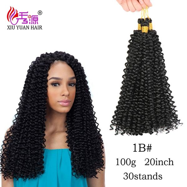 2019 Xiuyuan 20inch Best Synthetic Weave Crochet Hair Extensions