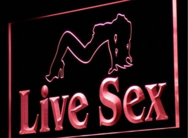 

se01 Live Sex Sexy Girl Dancer XXX beer bar pub club 3d signs led neon light sign home decor crafts