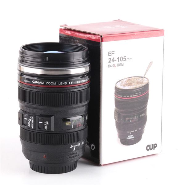 

wholesale- new sport silicone camera lens cups mug travel water cups and mugs with lid tumbler outdoor products accessories