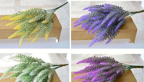 

горячий дом прованс цветок лаванды шелк tomentum искусственные цветы зерна декоративные поддельные букет цветов моделирование водного плана