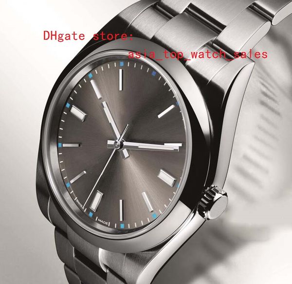

Factory upplier late t ver io apphire 39mm automatic movement gray dial luminou 114300 fa hion men 039 watche