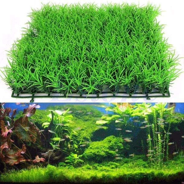 

Бесплатная доставка искусственные воды водных зеленая трава завод газон Аквариум аквариум пейзаж новый