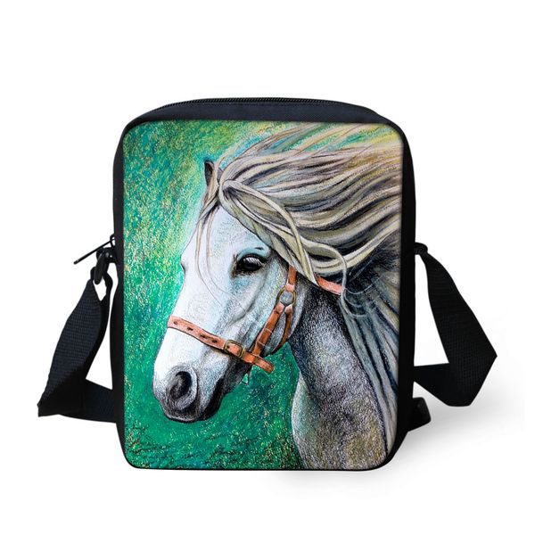 

wholesale- animal men messenger bags crazy horse print shoulder bag for children kids spanish travel bags small bolsa boys corssbody bag